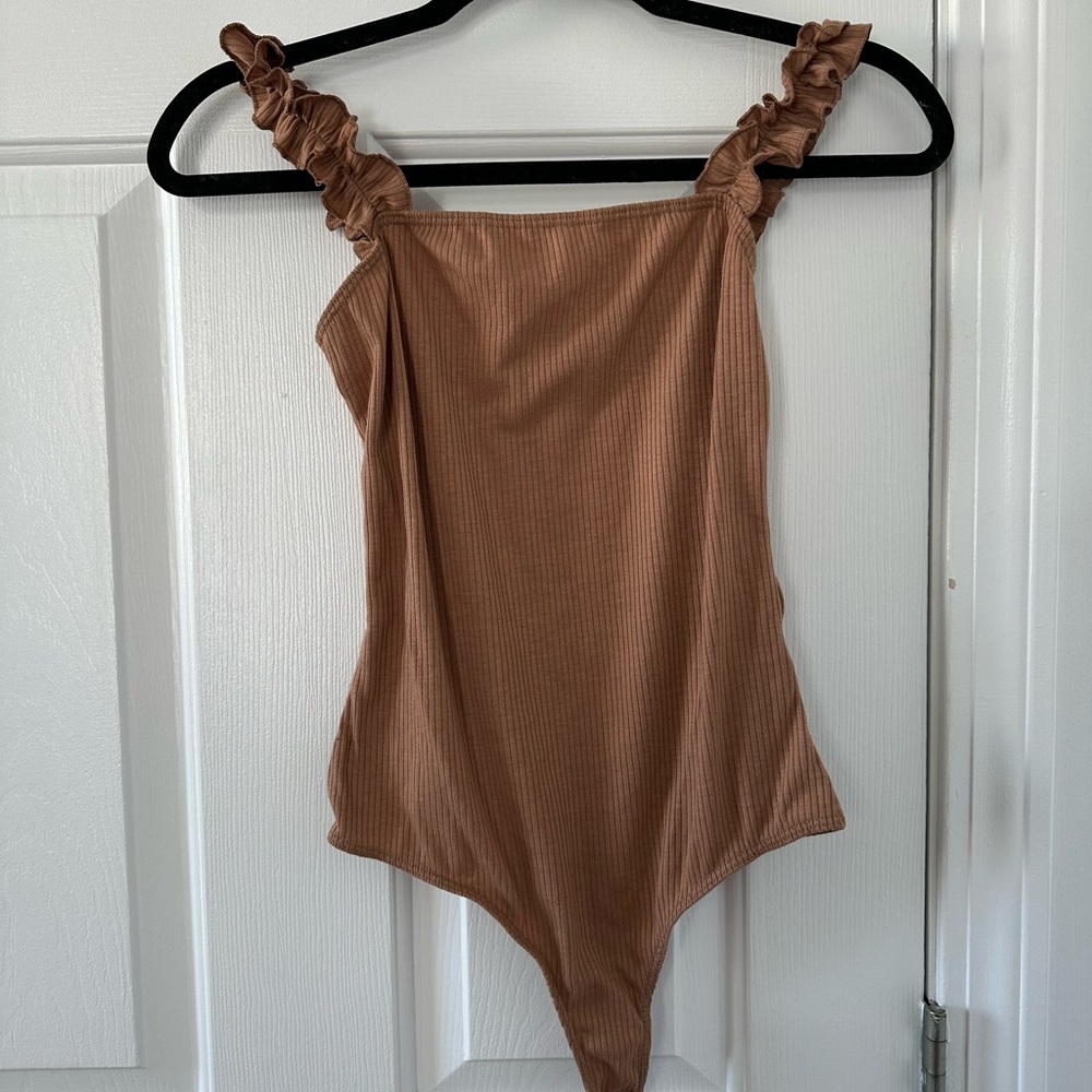 Brown bodysuit